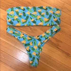 ZAFUL Banana print Bikini set